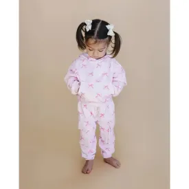 Cargo Jogger Set with Pink Bows