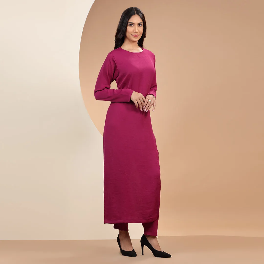 Deep Pink Winter Elegance Set
