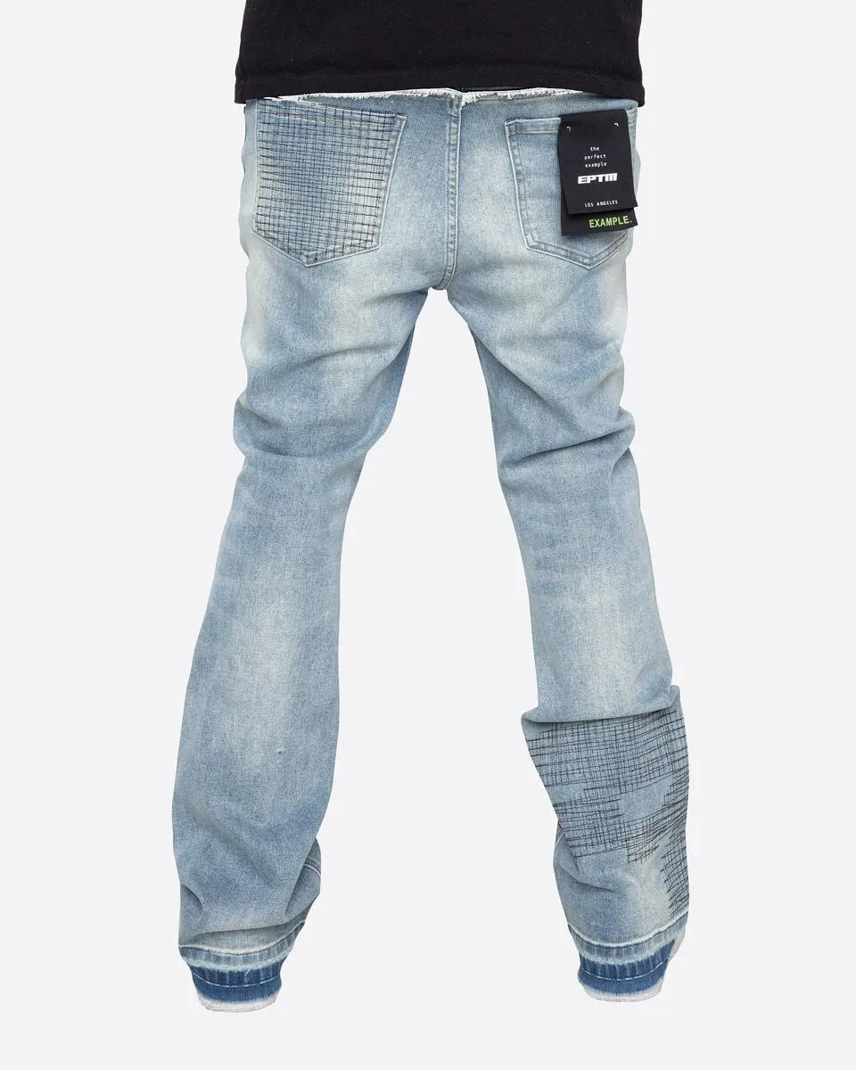 EPTM - Outlook Flare Slim Denim Jeans (Blue)