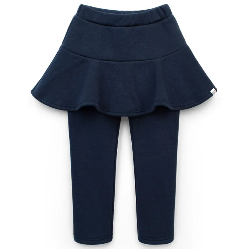 Extra Warm Navy Sharala Skirt Leggings 2311PM13