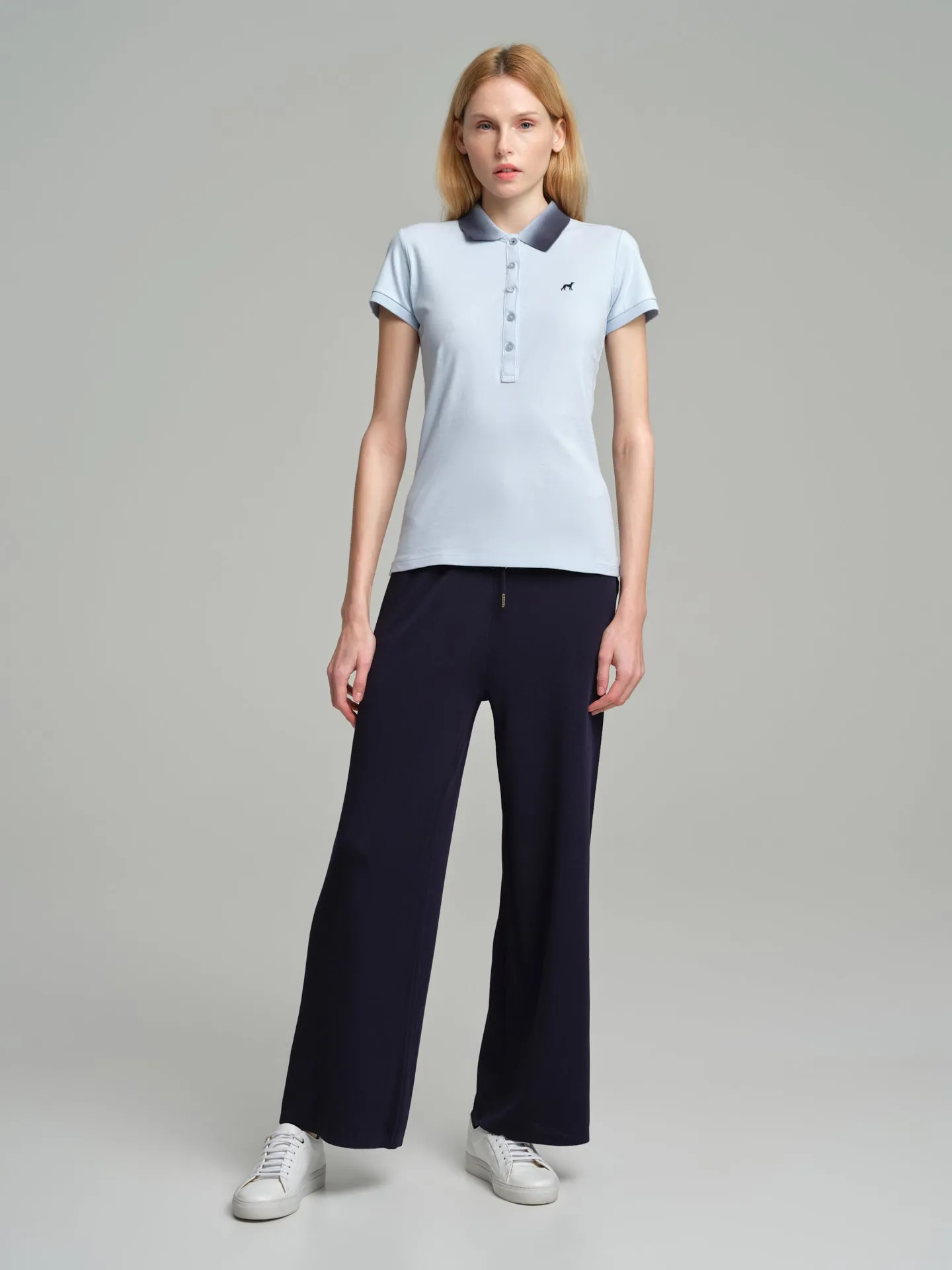 Fancy-knitted trousers