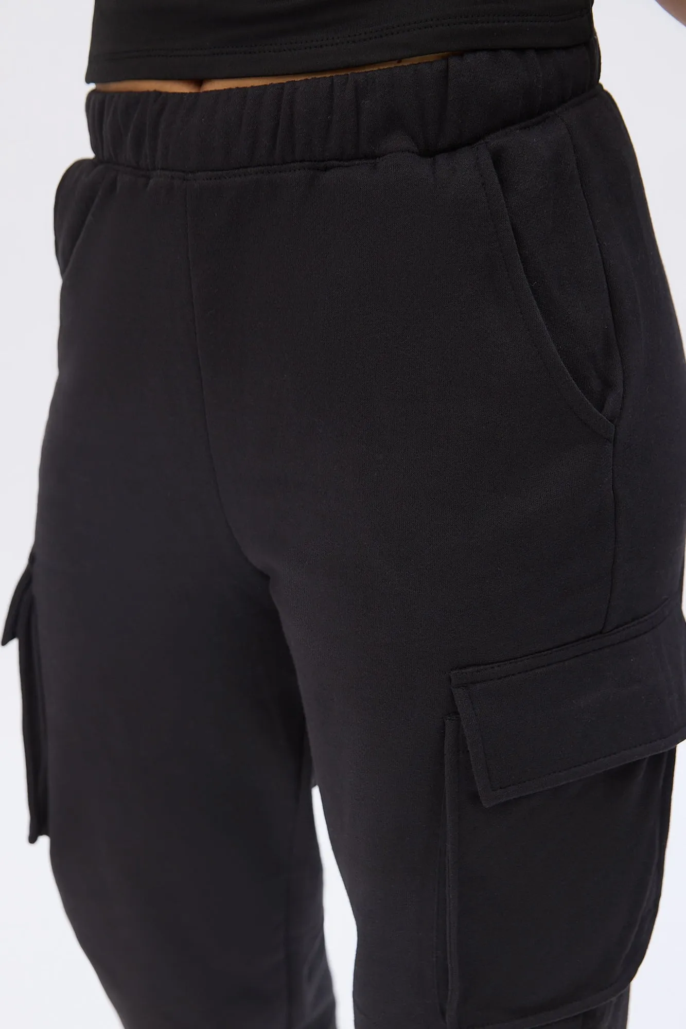 High Rise Baggy Cargo Jogger