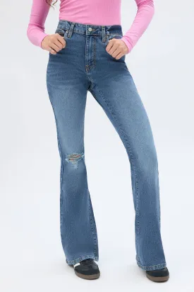 High Rise Flare Jeans