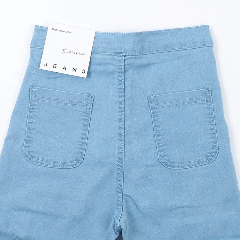 High Waist Sexy Slim Elastic Skinny Pants