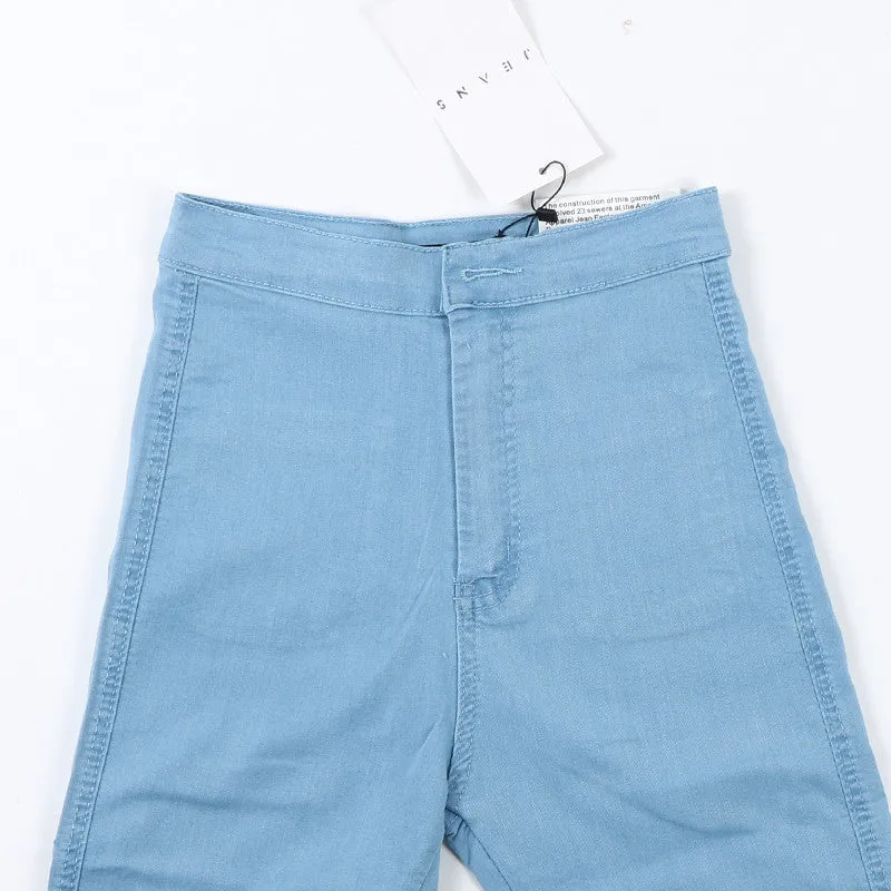 High Waist Sexy Slim Elastic Skinny Pants