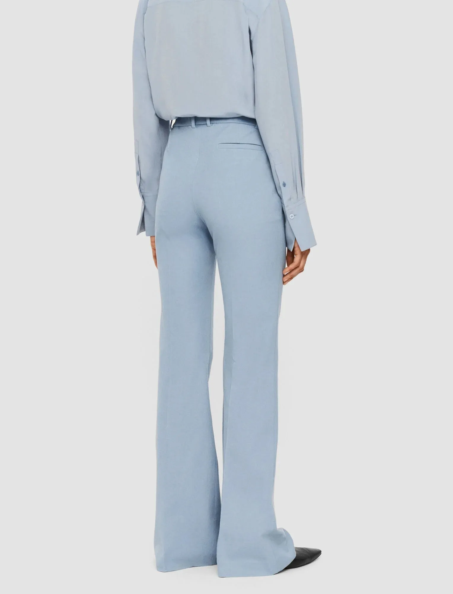 JOSEPH TARIFA GABARDINE STRETCH TROUSERS