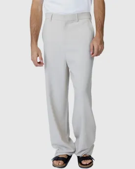 Justin Cassin Reagan Straight Leg Pants in Beige Color
