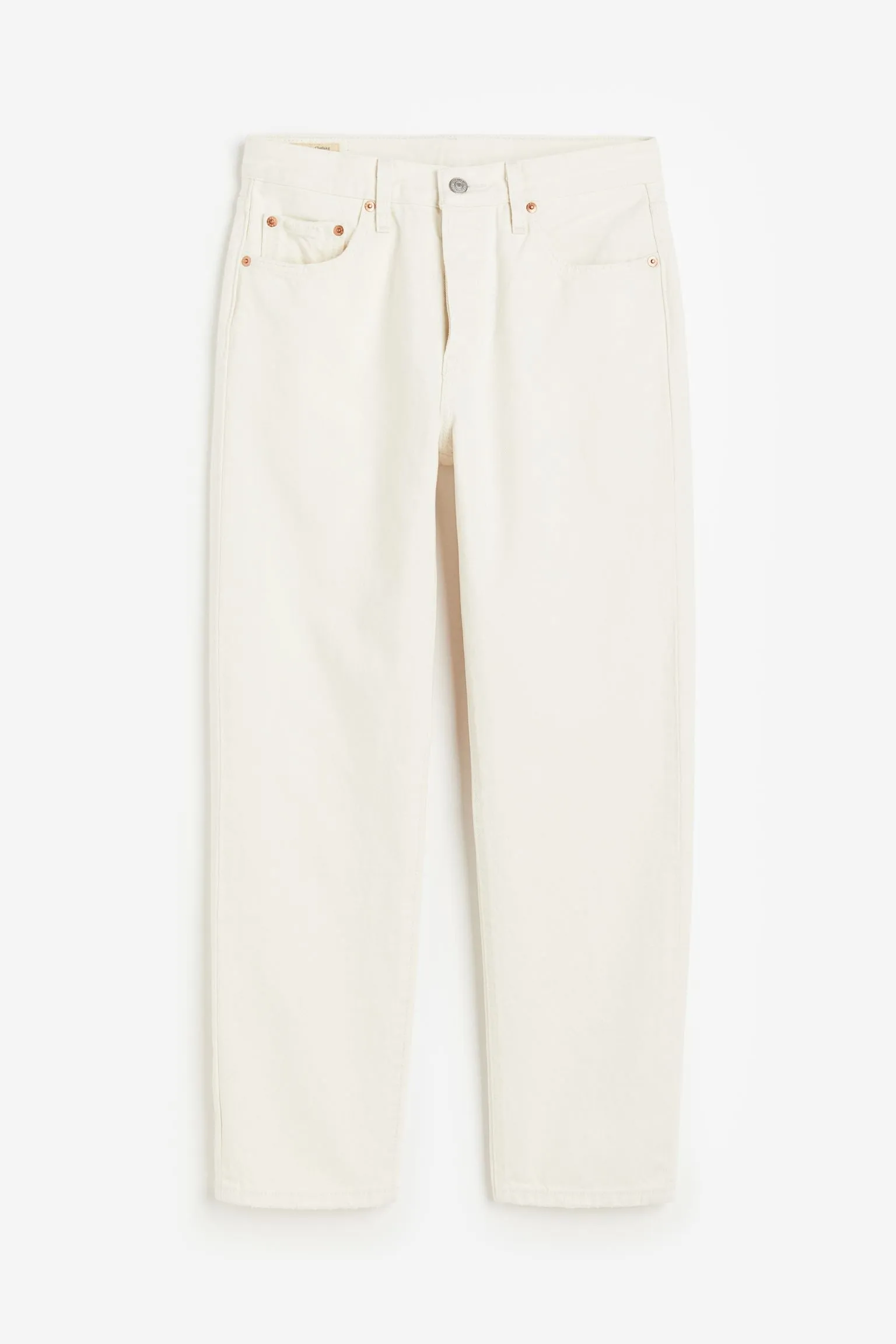 Levi's 501 Original Cropped Jeans, White