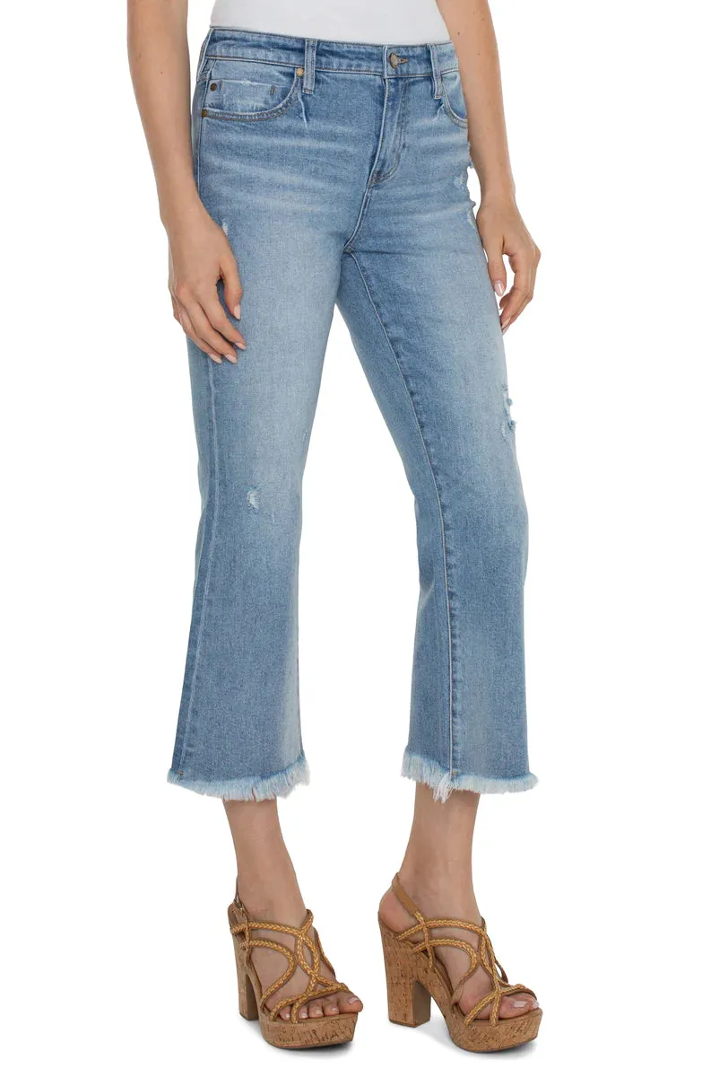 Liv Non-Skinny Skinny W/Fray Hem 25 Inch Inseam