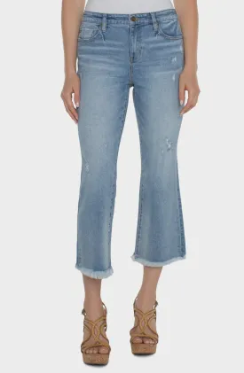 Liv Non-Skinny Skinny W/Fray Hem 25 Inch Inseam