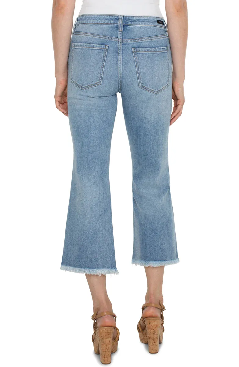 Liv Non-Skinny Skinny W/Fray Hem 25 Inch Inseam