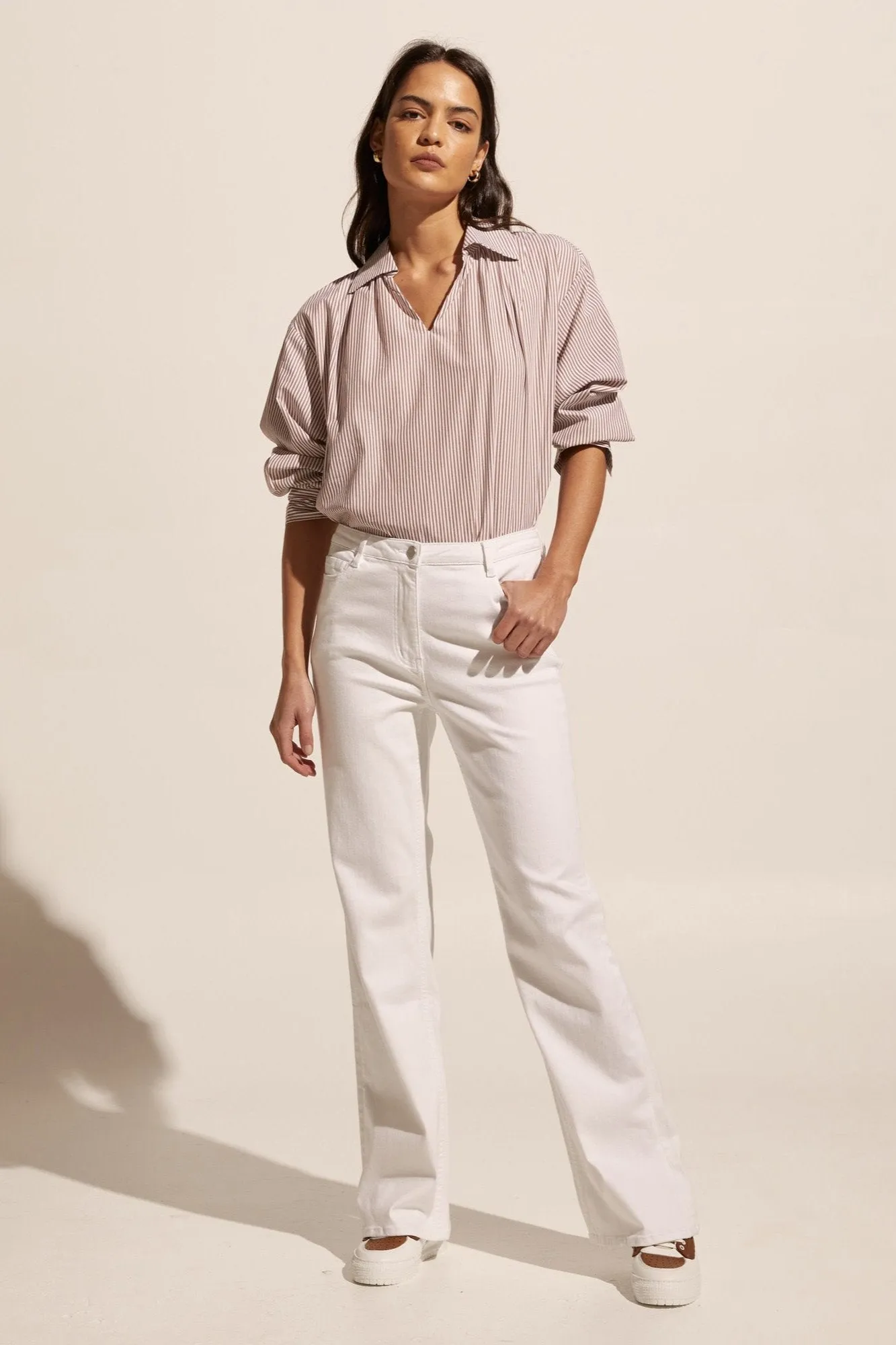 March Jeans in Porcelain