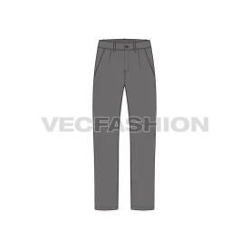 Mens Straight Leg Pants