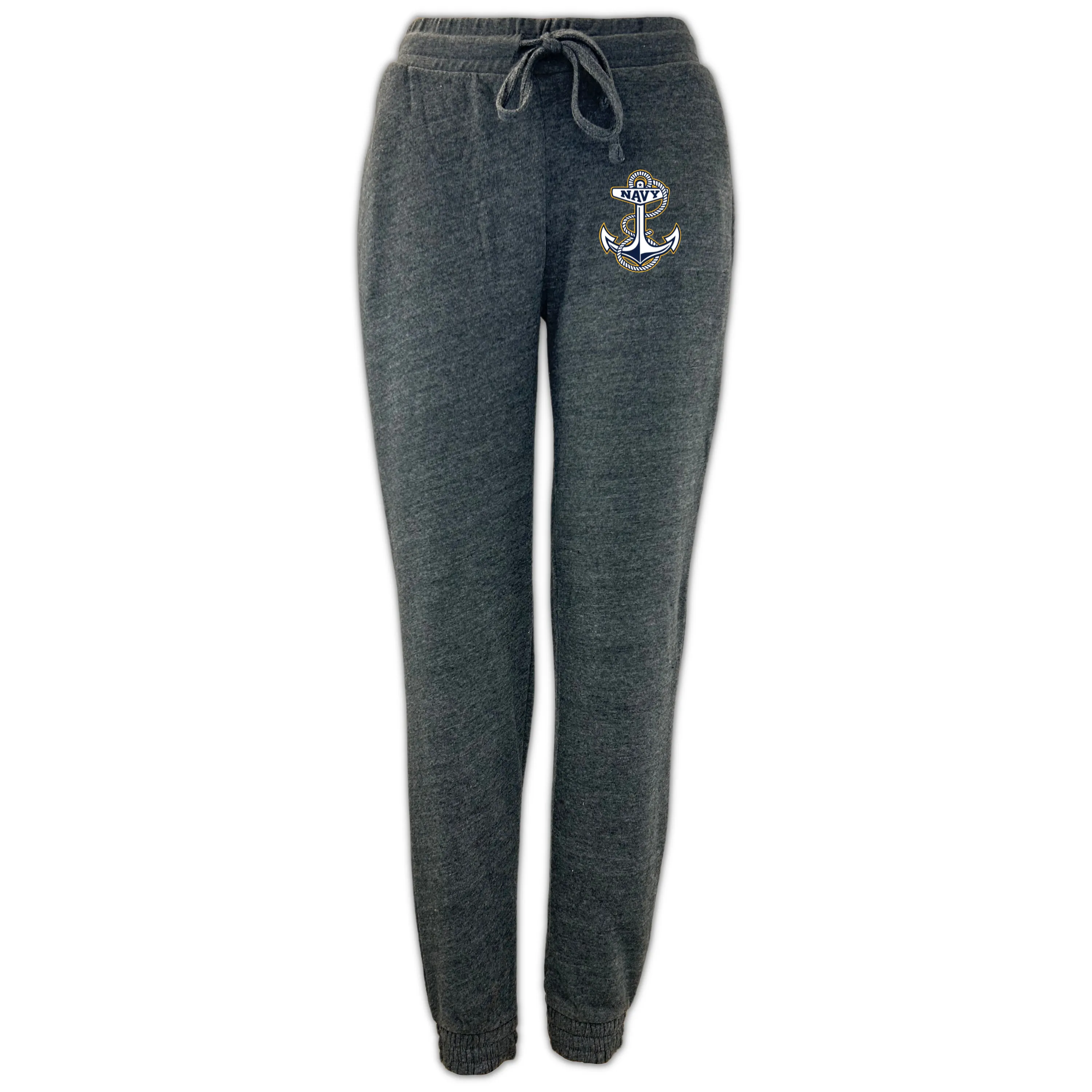 Navy Anchor Ladies Angel Fleece Pants