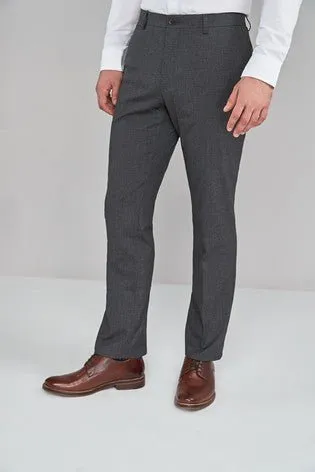 Next Slim Fit Textured Trousers