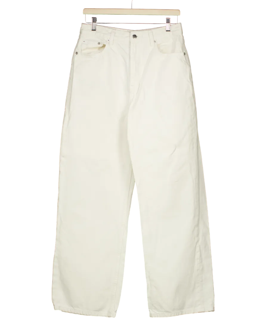 Nude Lucy White Wide Leg Jeans W28