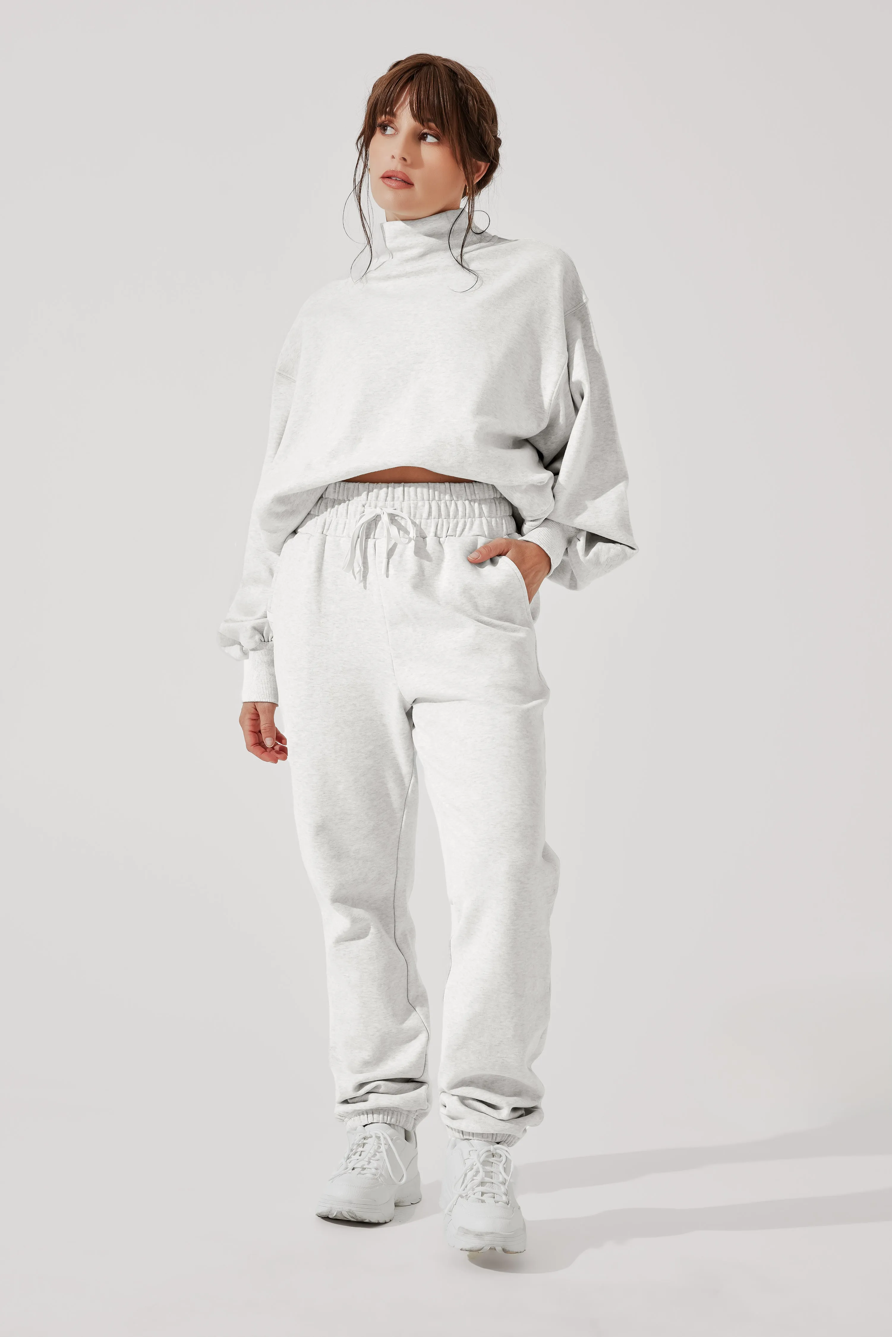 Ooey Gooey Sweatpant - Light Heather Grey