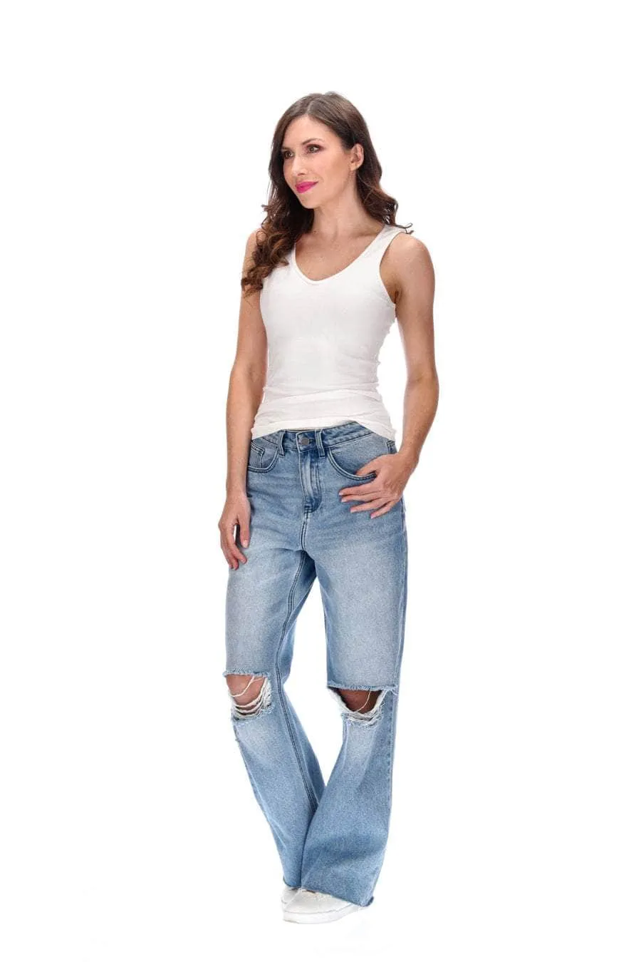Paris Blue Ripped Jean