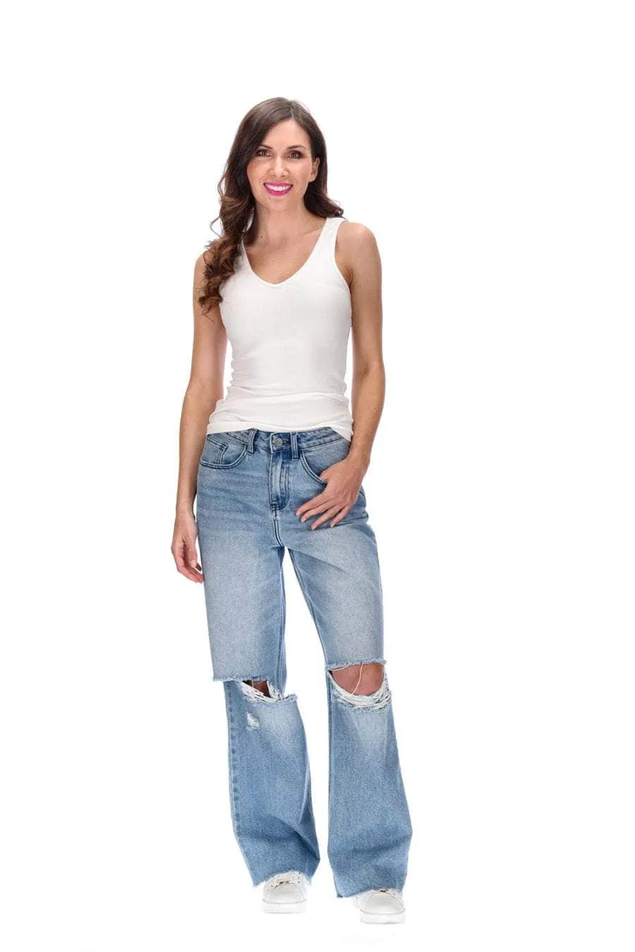 Paris Blue Ripped Jean