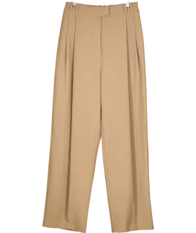 Re Ona Brown Bobbi Tailored Trousers UK S