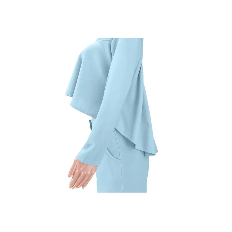 Ruffle Top & Straight Leg Pants set