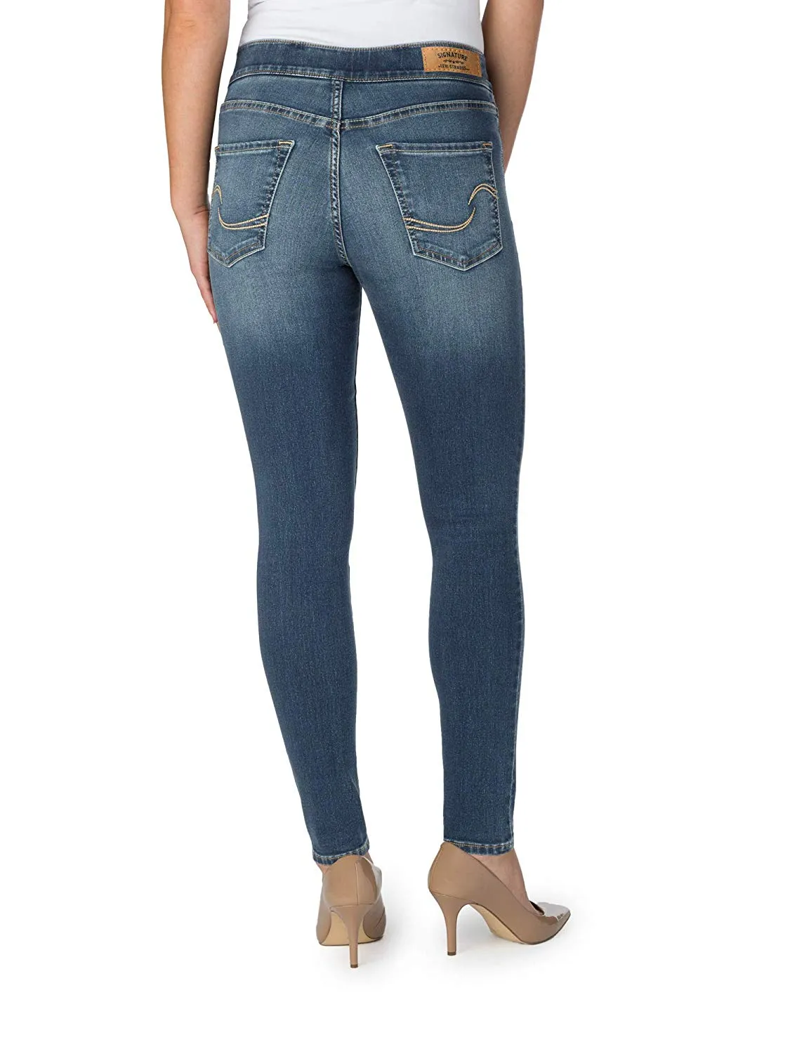 Signature by Levi Strauss & Co. Gold Label Women's Totally Shaping Pull-on Skinny Jeans
