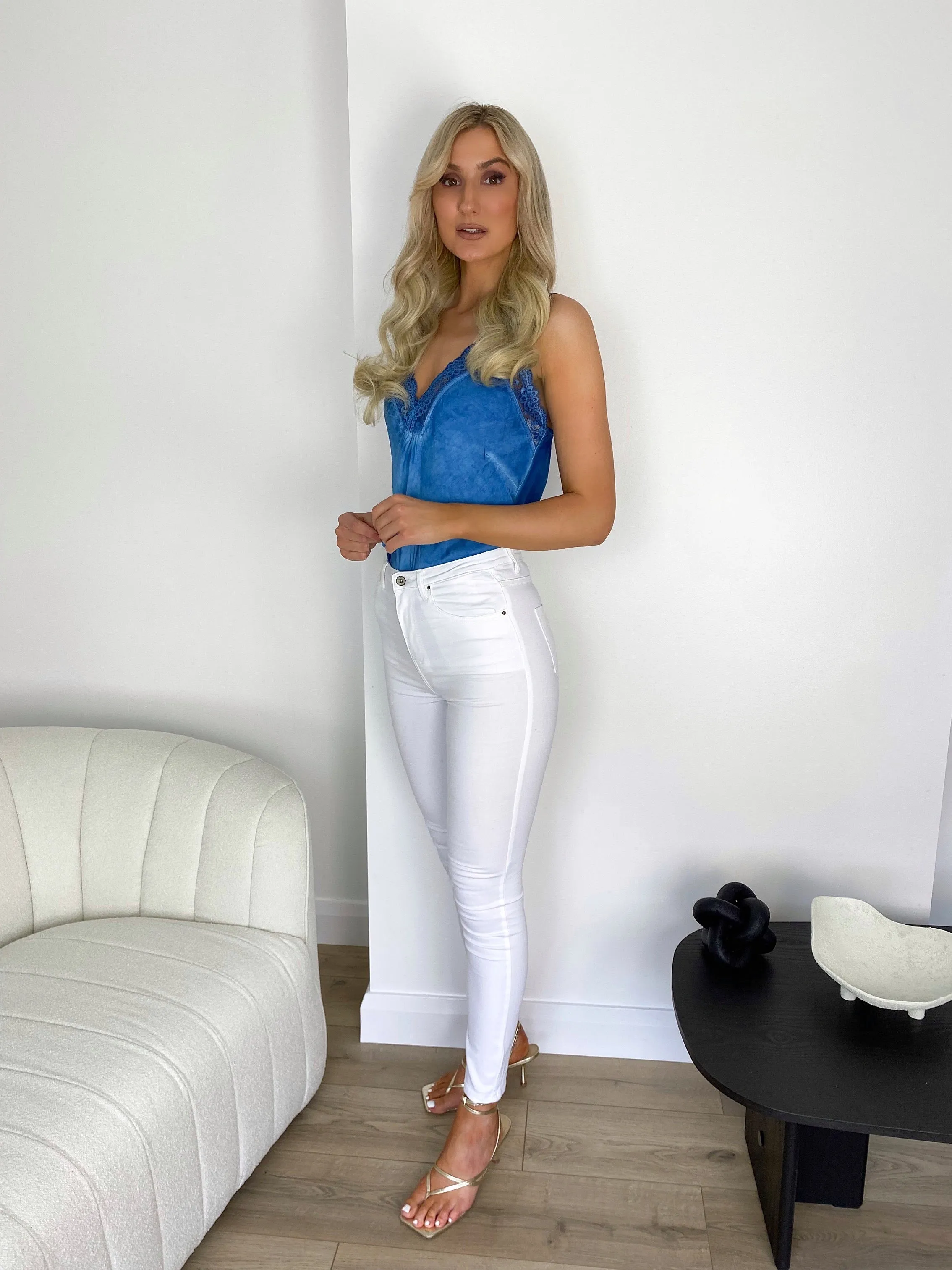 Skinny Jeans in White