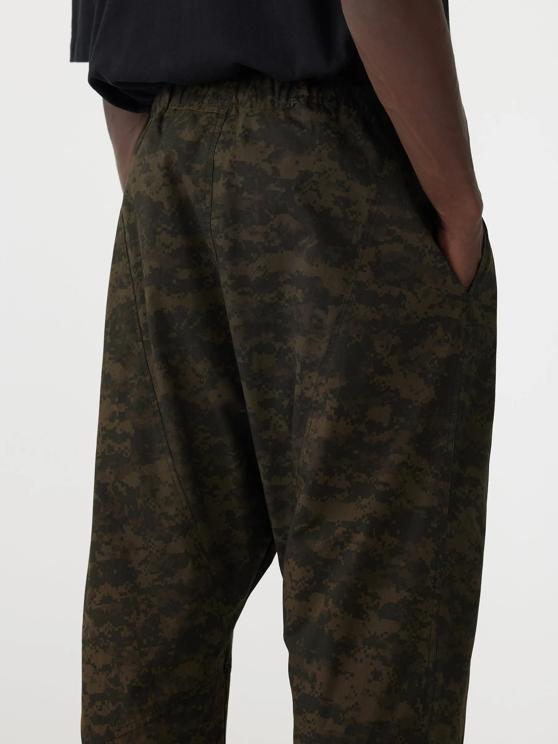 super lo slung camo pant
