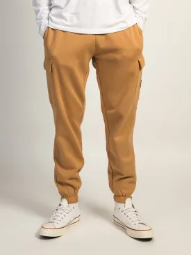 TIMBERLAND WOVEN BADGE CARGO SWEATPANTS