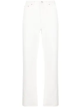 Twisted Seam Denim Full Length Jeans