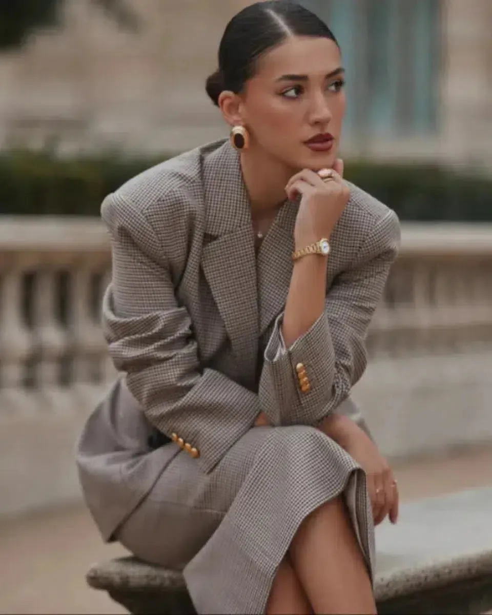 Valianne – Tailored fit – Checked blazer