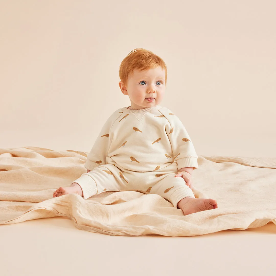 Wilson and Frenchy Organic Terry Slouch Pant - Tweet Tweet
