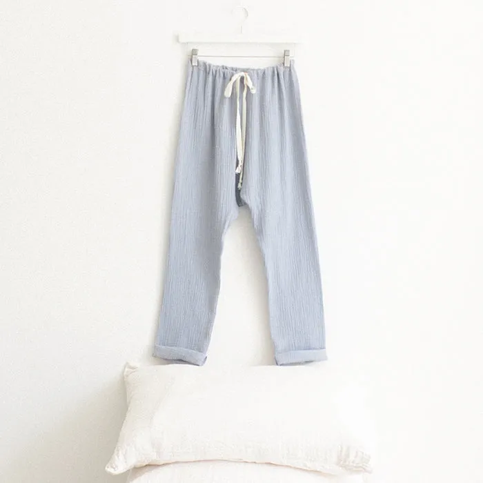 Woman By ADVICE Article Three Drawstring Pants Periwinkle Blue