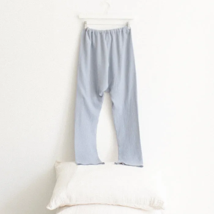Woman By ADVICE Article Three Drawstring Pants Periwinkle Blue