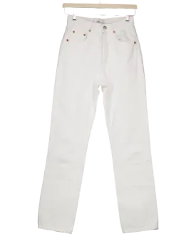 ZARA White Straight Leg Jeans UK 6